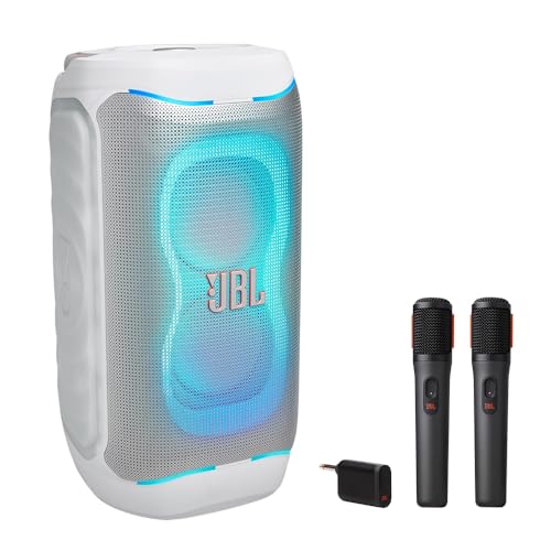 Image of JBL PartyBox 130 Portable Party Speaker Bundle with Wireless Microphone System