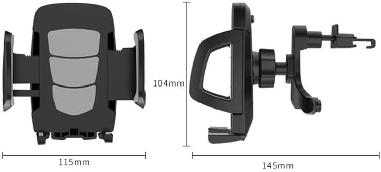 na car air outlet bracket 360 degree rotating car phone holder universal bracket automatic lock bracket color white dinosaur doodle4 size 11 5