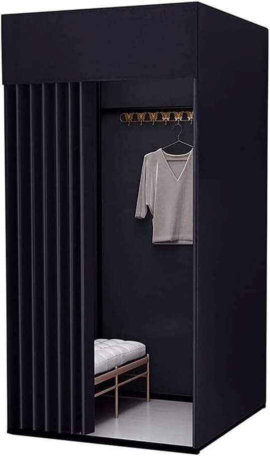 Fashion Changing Rooms Clothing Store Fitting Room Movable Dressing Room Easy to Assemble Temporary Locker Room Portable Merchant City Changing Room Bedroom Furniture