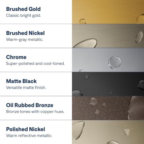 Moen Voss 크롬 투 핸들 조절 가능한 와이드 스프레드 욕실 수도꼭지 트림 키트, 밸브 포함, TV6905 — 사진 5