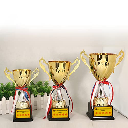Operitacx Troféus de Prêmio de Ouro Troféu Vencedor de Troféus Conjunto de Medalhas Troféu de Metal