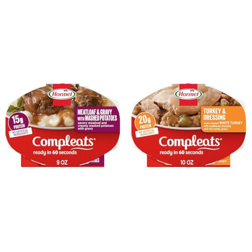 HORMEL COMPLEATS Meatloaf & Gravy With Mashed Potatoes
