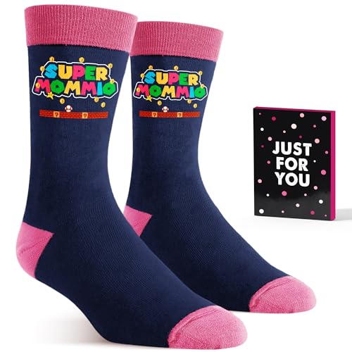 Mothers Day Gifts For Mom - Funny Mom Socks Unique Present Ideas Ideal Gift From Daughter Or Son Thoughtful Day Surprises Soft Comfortable Socks For Birthdays Or Special Occasions