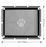 Hunde Türschutzgitter Treppenschutz Türschutzgitter ohne Bohren Hundebarrieren 100 x 75 cm Treppenschutzgitter,Treppenschutzgitter ohne Bohren für Haustiere