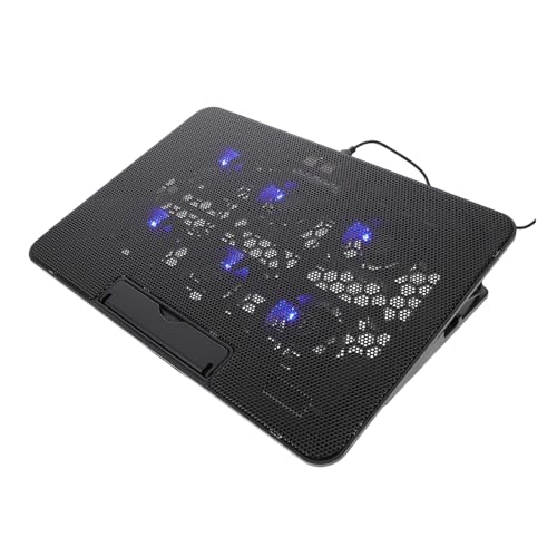 Base de enfriamiento ajustable para laptop con ventiladores silenciosos miniatura 1
