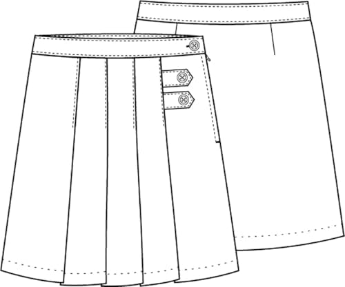 Classroom School Uniforms 여성용 플리츠 탭 스쿠터 — 사진 3