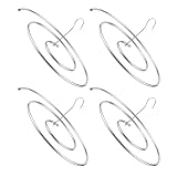 jojofuny 4piezas Perchero Giratorio para Edredones y Mantas Resistente de Acero Inoxidable Que Ahorra Espacio Seca Rápido para Sábanas Colchas Toallas y Manteles