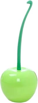 Cherry Toilet Bowl Brush, Cherry Shaped Toilet Brush and Holder Set, F-Ree Standing Toilet Brush, Long Handle Toilet Cleaner Brush for Home Bathroom, Household Bathroom Cleaning Tool