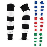 LUX Sports Dual Grip Socks - Black, Mid-Calf - Non Slip for Soccer