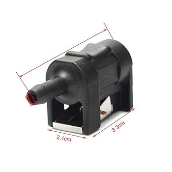 Raccordo Rapido Per Tubo Benzina Auto - Connettore Maschio E Femmina, Installazione Push-in, Nero - Foto 2