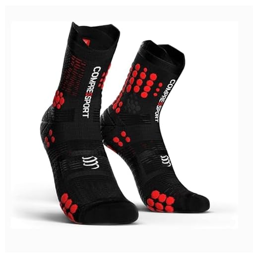 Compressport - Calcetines de running - "Pro Racing Socks V3 Trail" - Anti Blister - Sujeción óptima, confort premium y gestión de la humedad - Triatlón y multiactividad