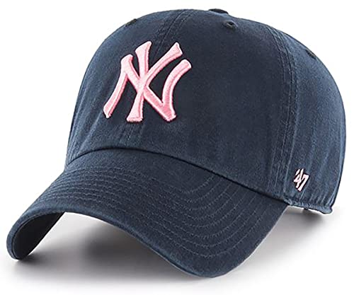 Gorra ajustable New York Yankees Navy Pink talla única miniatura 1
