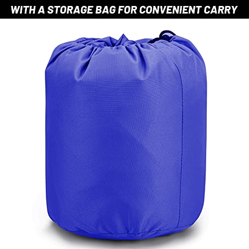 Housse bateau imperméable 600D bleu pour coque tri-coque de 21 à 24 FT - 7