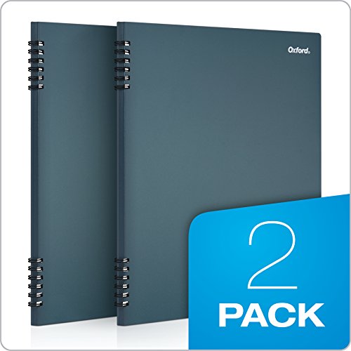 Oxford Stone Paper Notebook, 8-1/2" X 11", Blue Cover, 60 Sheets, 2 Pack (161646) #TOP6
