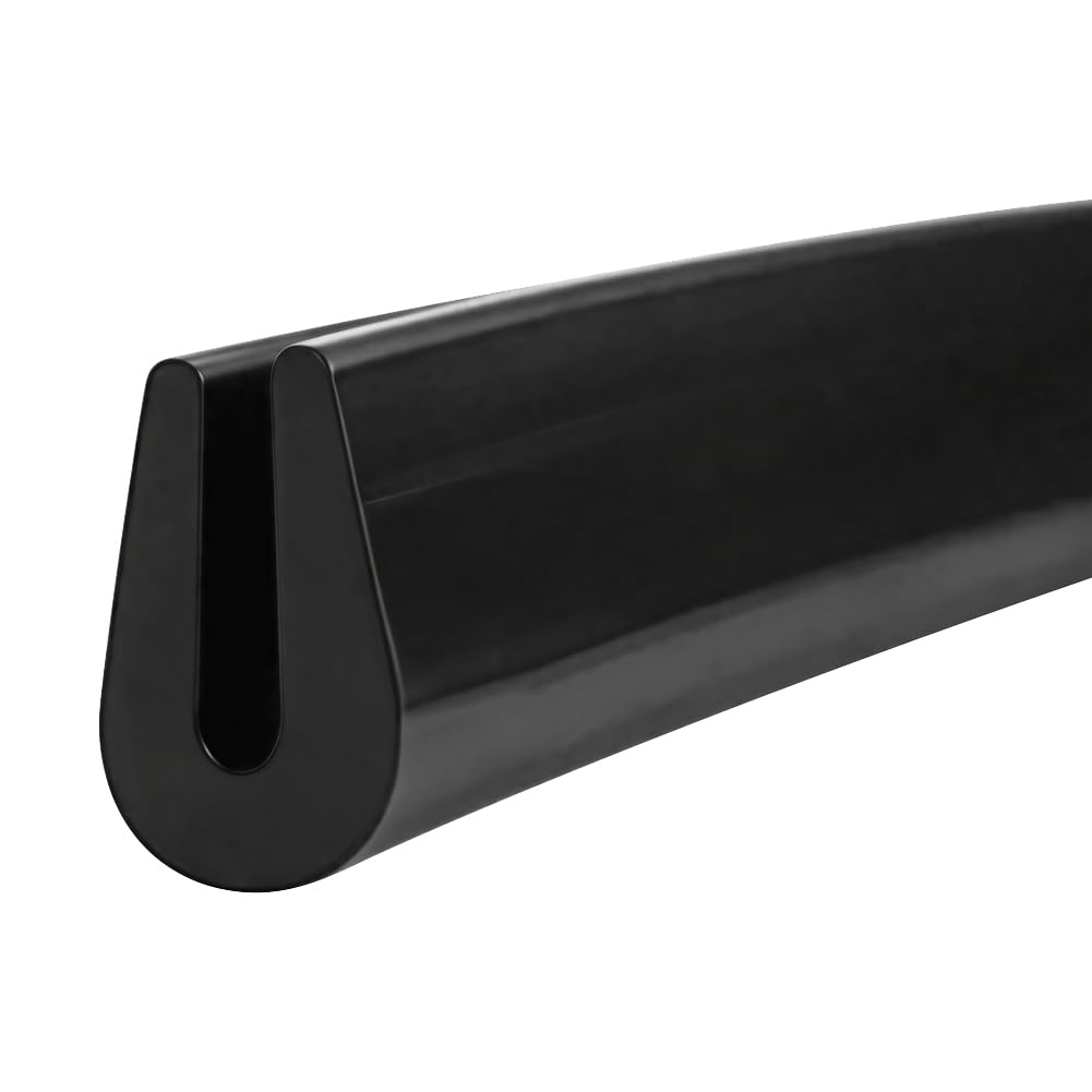 Bande de protection en U anti-choc joint étanchéité caoutchouc 1.5-2mm pour chants métalliques