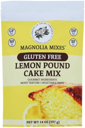 Magnolia Mixes - Cake Mix Lemon Pound Gluten Free - Case of 6-14 Oz