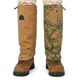5 Best Snake Gaiters for Hiking Safely 4 TurtleSkin Snake Gaiters, Lightweight & Waterproof Snake Guards for Men & Women, Durable Reversible...