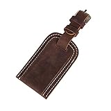 Genuine Leather Luggage Bag Tags Travel ID Bag Tag Airlines Baggage Suitcase Labels