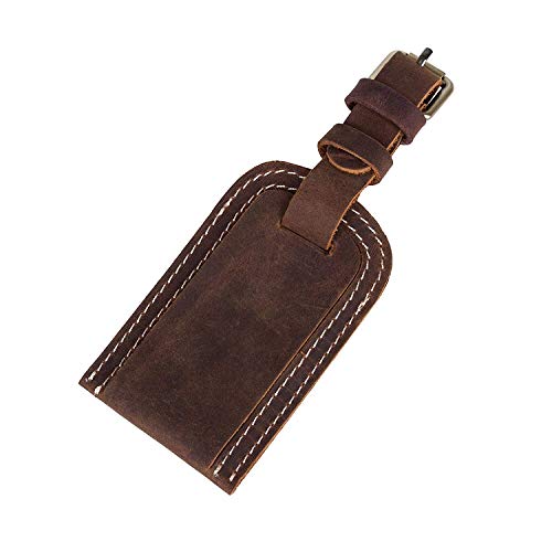 Genuine Leather Luggage Bag Tags Travel ID Bag Tag Airlines Baggage Suitcase Labels