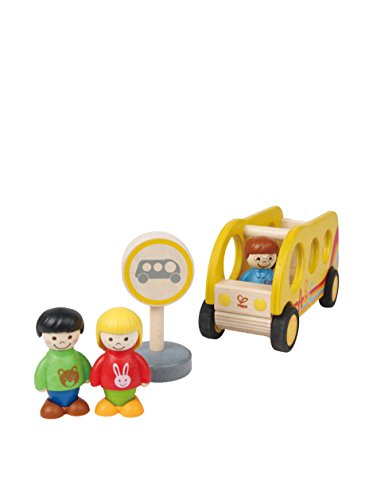 Hape School Bus Buddies Playset