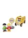 Hape School Bus Buddies Wooden Figure Set with Book