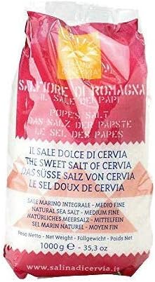 Amazon ローマ法王に献上されていた 海塩 サルフィオーレ 細粒 1kg イタリア産 Italian Sweet Salt Fine By Salina Di Cervia 不明 塩 通販