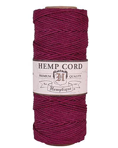 Hemptique Magenta Hemp Cord Spool