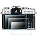 QIBOX Compatible with Fujifilm X-T30 Screen Protector, 3-Pack Tempered Glass LCD Protective Screen Guard Compatible for Fujifilm X-T30 X-T100 X-E3 X-A1 X-A2 X-M1 X-T20 X-T10 X30 Panasonic Lumix lx100