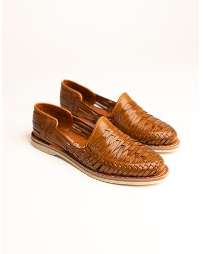 Mexico en la Piel Leather Shoes for Mens, Pull on Comfortable Loafers2