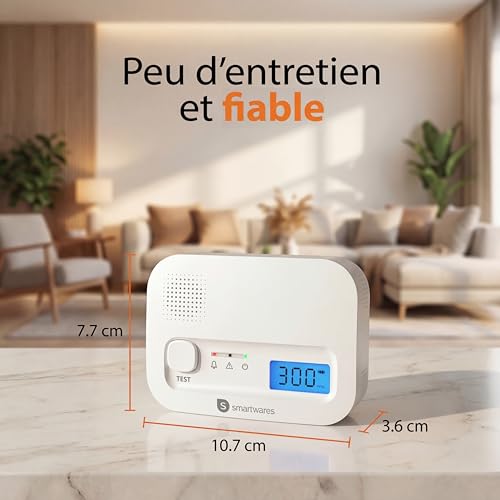 Détecteur de monoxyde de carbone pour sécuriser l'air de la maison