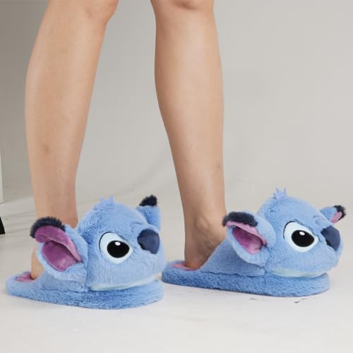 Disney Women's Slippers, Fluffy 3D Non Slip - Baby Yoda Gifts2