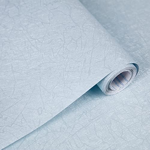 Silver Wallpaper Self Adhesive Wallpaper Grey Sticky Back Plastic Vinyl Wrap Film Thickness upgrade Peel and Stick Wallpaper 30cm X 300cm for Decoration Kitchen Worktop Covering Furniture Stickers