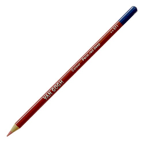 ヴァンゴッホ 色鉛筆 T9773-371-0-6P パーマネントレッドディープ 6本