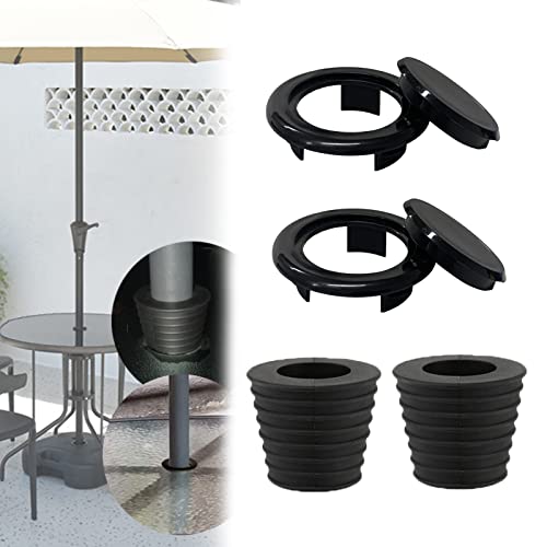 Fcouiid 2" Patio Umbrella Table Hole Cap & Cone Wedge Spacer Kits Ffits Pole Dia 1-1/2" For Outdoor Keeping Umbrella From Rocking Breaking The Glass Table (4Pcs)… #TOP10