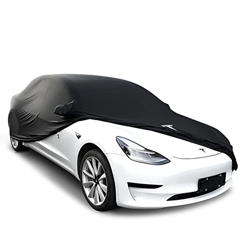 AOWIFT Car Cover Waterproof Breathable, for Tesla Model S, Full Outdoor Indoor Rain Dust Sun All Weather UV Protection