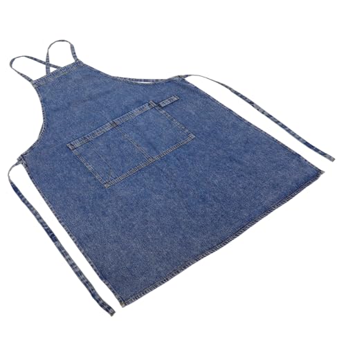 Tablier cuisine femme denim idéal pour jardinage et repas