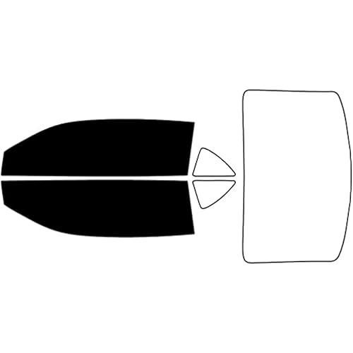 Rvinyl Window Tint Kit Compatible with Chevrolet Camaro 2010-2015 Coupe - Black 5% - Single Ply No Bubble Film - Do it Yourself Vehicle Front Precut Kit