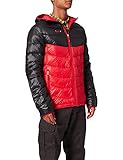 Comprimible Izas Alsek Chaqueta, Hombre, Negro/ Rojo, L