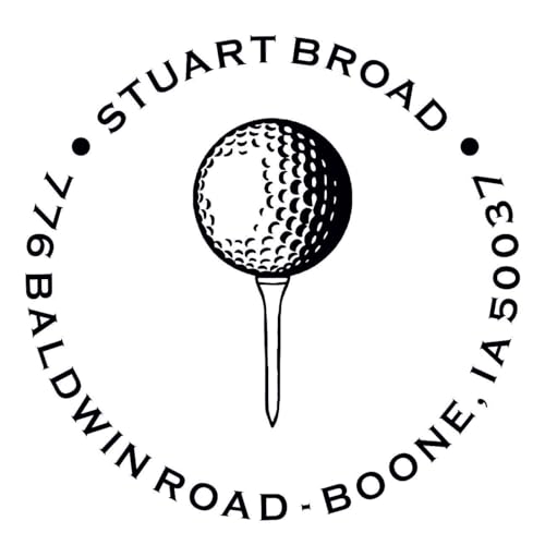 Custom Sports Embosser - Personalize with Initials & Text - Hand-Held Embossing Stamp - Monogram, Seal Embosser Best for Books, Envelopes, Napkins - 1.625