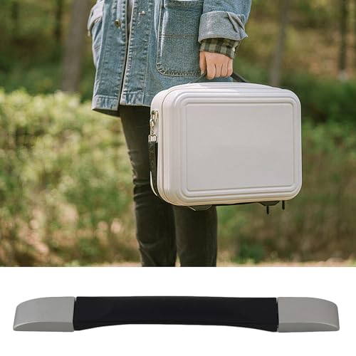 Image of Luggage Handle Replacement Part Suitcase Pull Handle 15.5 cm Black Plastic