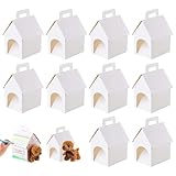 Scatola regalo creativa fai da te: queste graziose scatole regalo a forma di casa con porta e maniglia possono essere personalizzate. Sono la tela perfetta per le tue idee e trasformano ogni scatola regalo in un tocco personale.