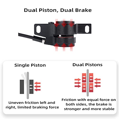 BUCKLOS MTB Hydraulic Disc Brake Set #TOP26
