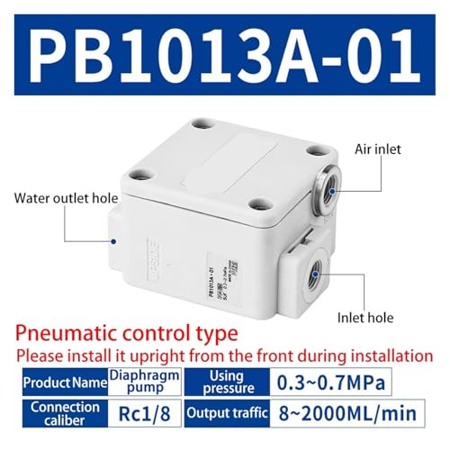 Petite pompe à membrane PB1011A-01 à vanne intégrée compacte - 3