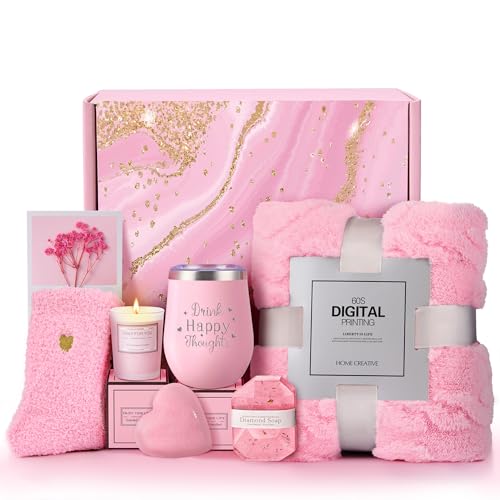 Birthday Valentines Mothers Day Christmas Gifts for Women, Gifts for Mom Best Friend Sister Girlfriend Wife, Get Well Soon Gift Basket Set, Teacher Employee Appreciation Gifts