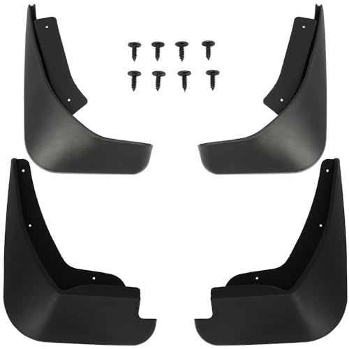 SCITOO Set of 4PCS Universal mud Flaps for 2011-2018 for Ford Fiesta Front & Rear mud Flaps Splash Guard Set