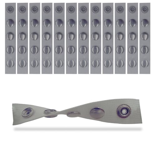 Boat Cover Canvas Snap Extender,304 Steel Snap Extender,Extension Sizes 4 Size 1''-4'',Grey