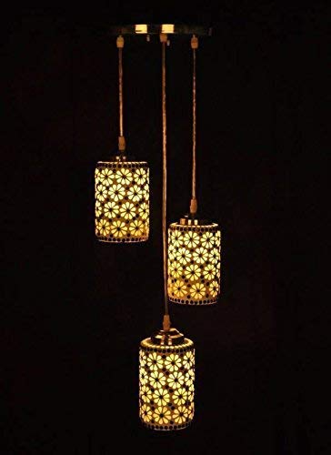 Hanging THALI Cluster Pendant Light for Living Room and Home Decor Chandelier Ceiling Lamp-Glass,Corded Electric-image-48