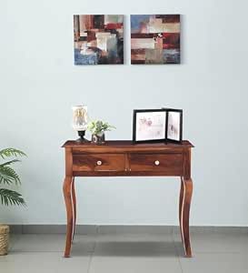 Chetan Interiors Solid Sheesham Wood Console Table for Living Room ...