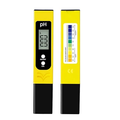 Digital pH Meter - High Accuracy 0.01 - PH Water Tester - New 2023 Model with 3x Calibration fliud