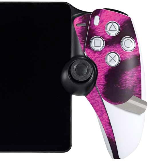 Skinit Decal Gaming Skin Compatible with PlayStation Portal Remote Player - Pink Leopard Spots Design